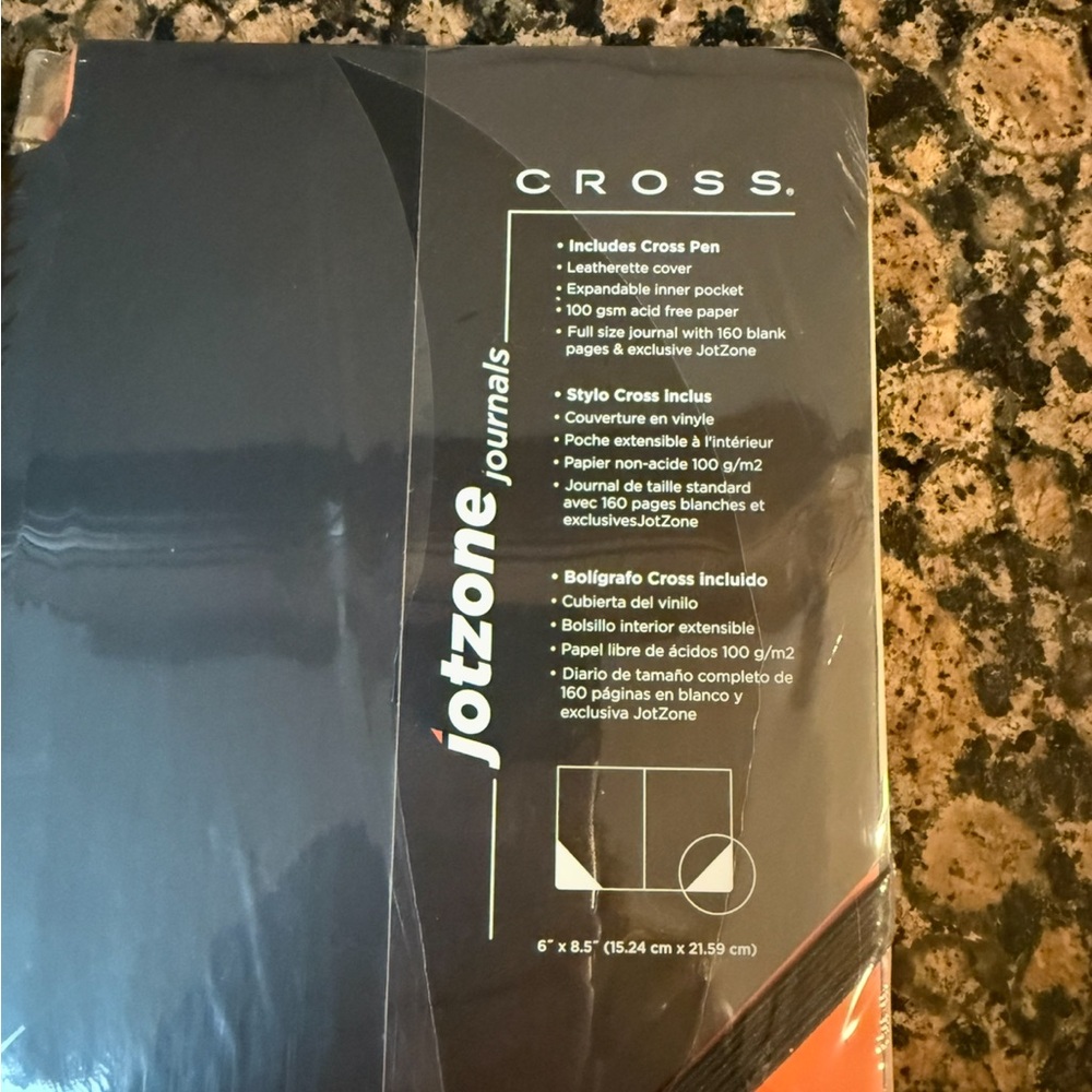 Cross Pen and Jotzone Journal Set black and orange. - Picture 2 of 5